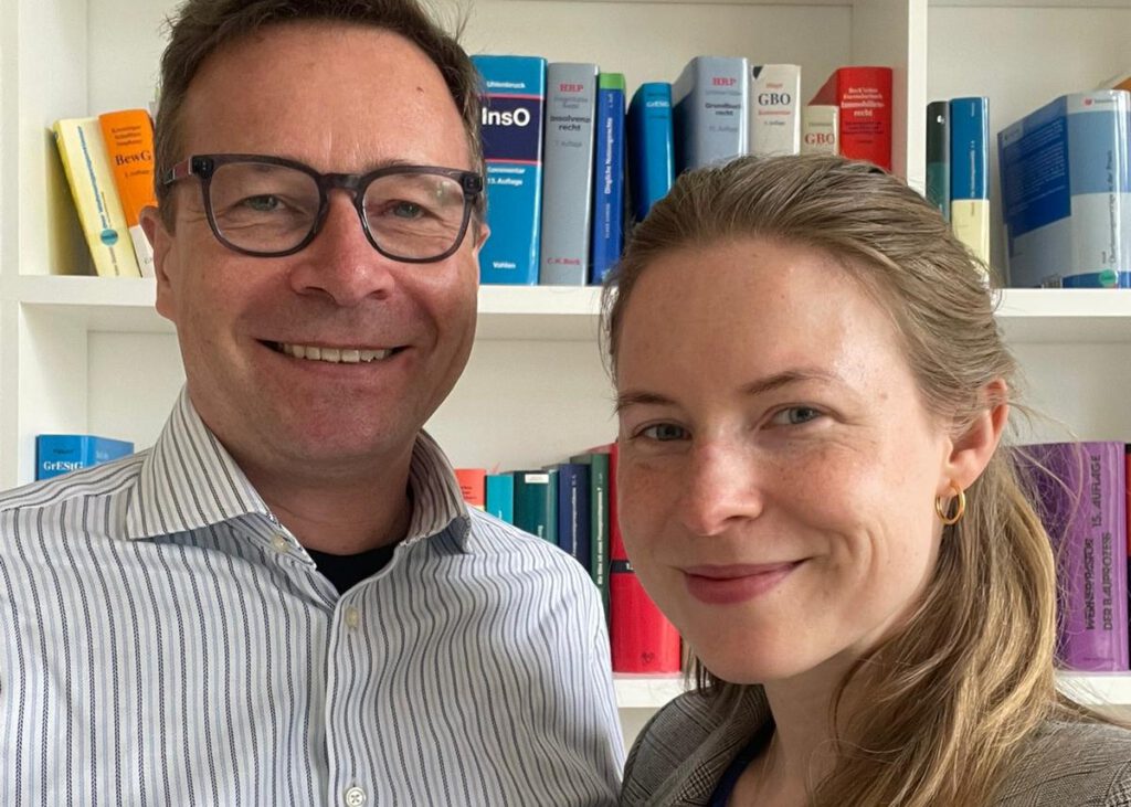 Der Vorstand der CLIMAVIVA eG mit Roxy Liebich & Volkmar Haegele