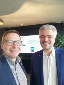 Zukunftswerkstatt Nachhaltige Finanzberatung 2023 in Hamburg Volkmar H. Haegele und Peter Lüders-Bahlmann