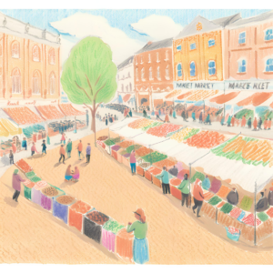 Markt der Möglichkeiten auf der Zukunftswerkstatt Nachhaltige Finanzbildung der CLIMAVIVA eG